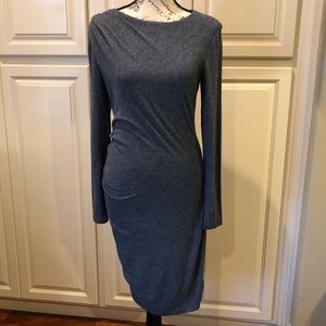 BR Grey Dress with Ruching